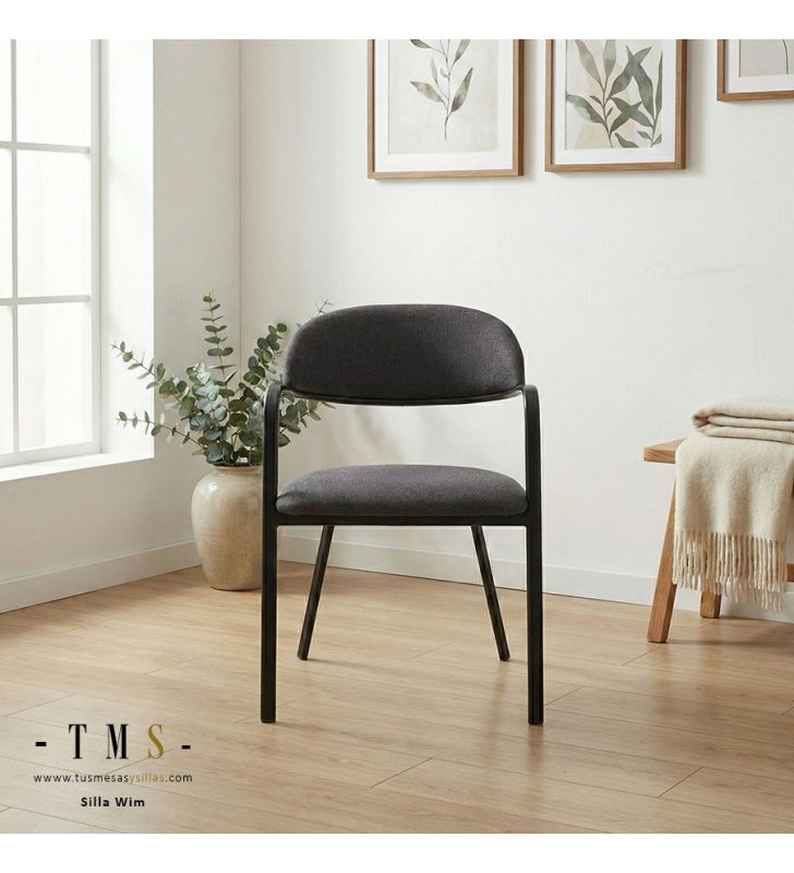 Chaise Wim à dossier divisé