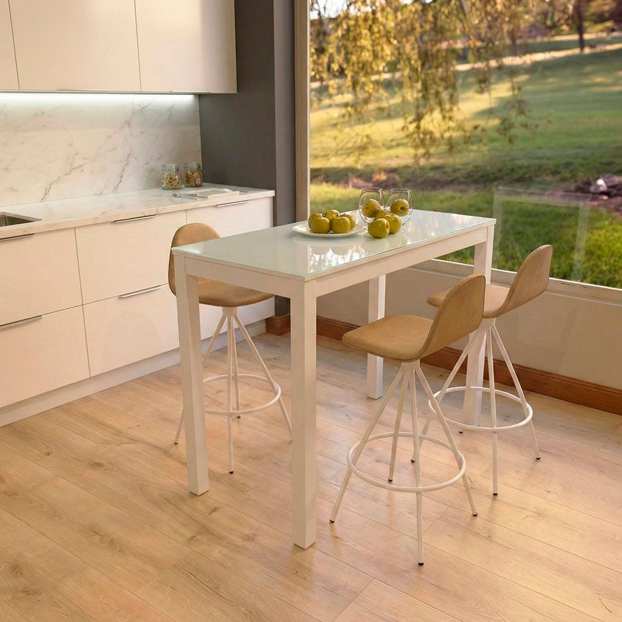 table haute moderne 120x50