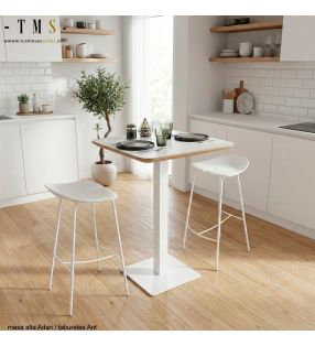 tables hautes carrées modernes