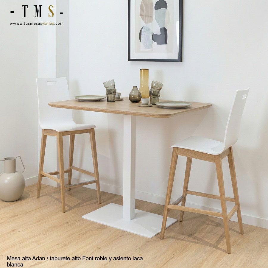 tabourets modernes à dossier haut