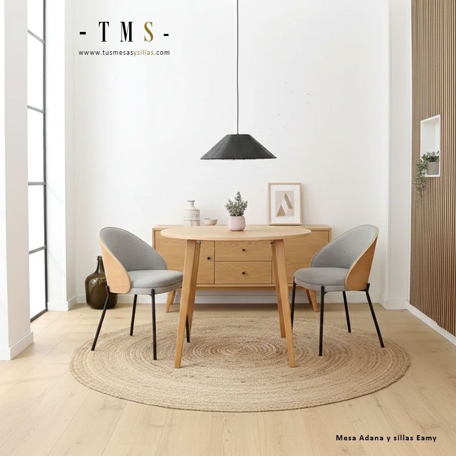 table ronde fixe en chêne naturel table ronde fixe en chêne naturel