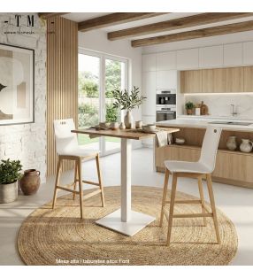 Tables hautes 100x80 cm