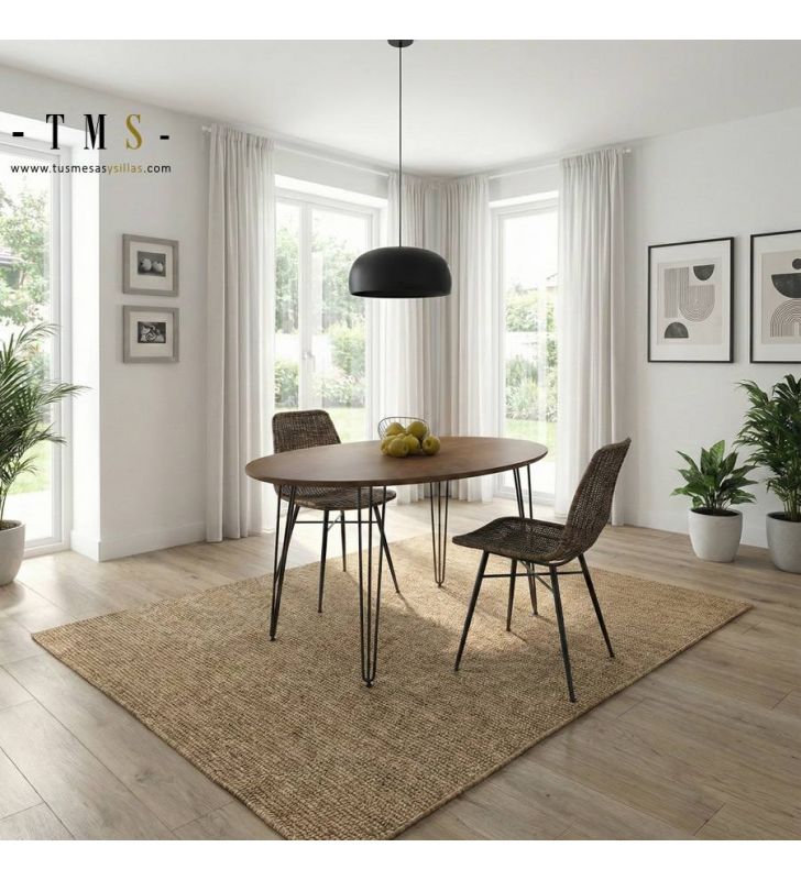 Tables ovales 120x90