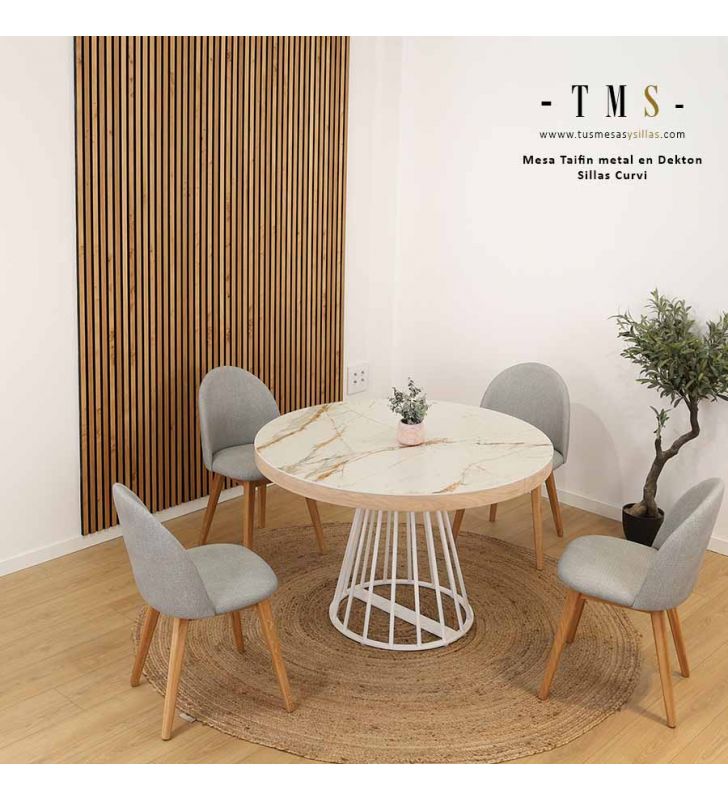 Table extensible - Dekton - métal