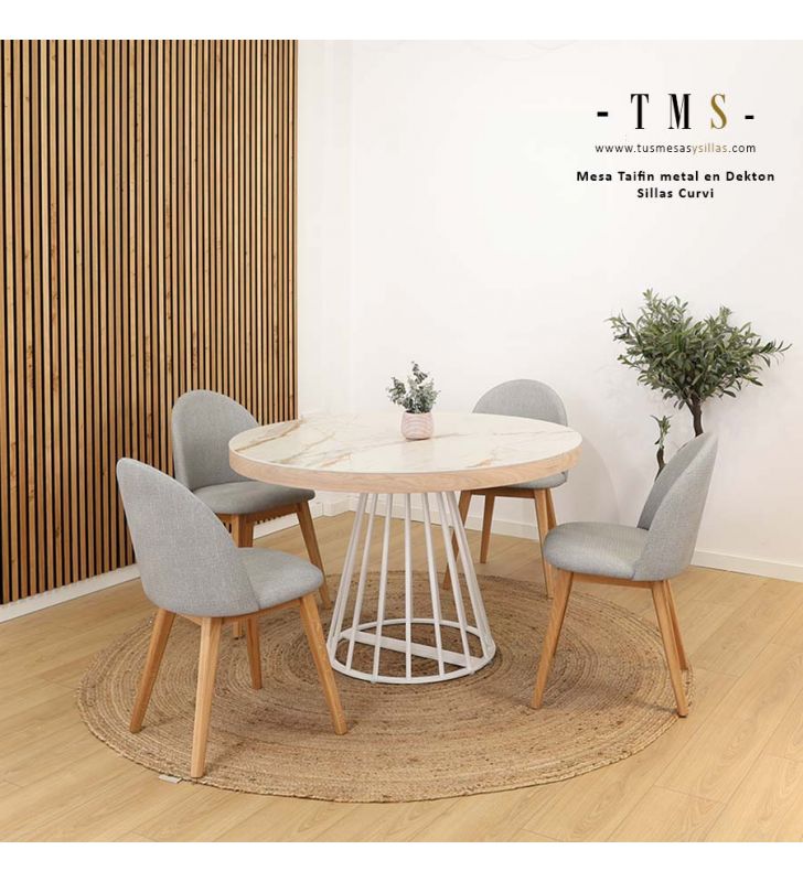 Table ronde extensible