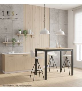 mesas-altas-modernas-madera-negra