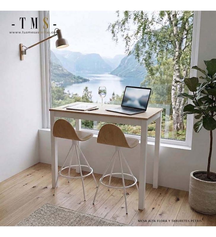 table haute et étroite sur mesure