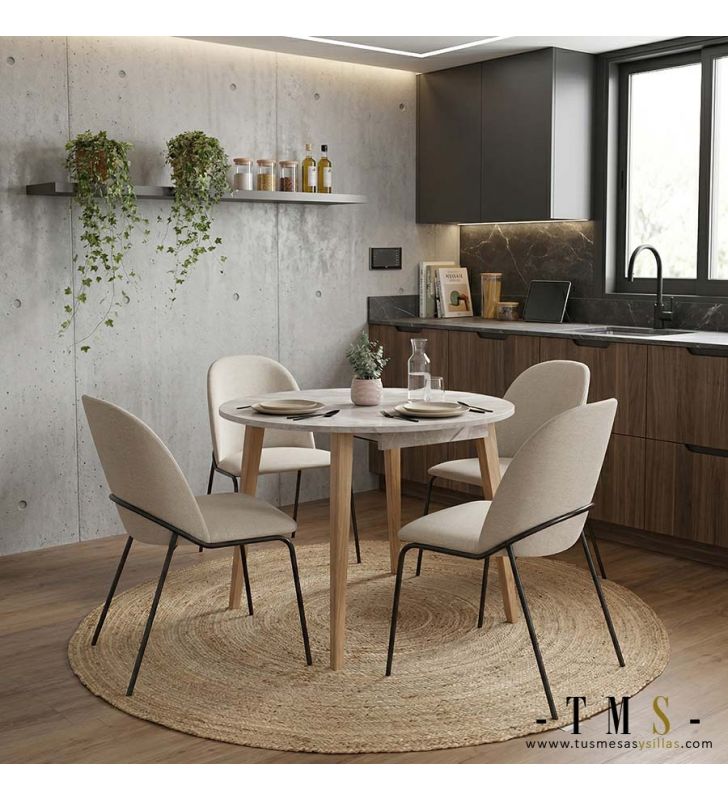 Tables de cuisine rondes Adana. Tables de cuisine rondes Adana.