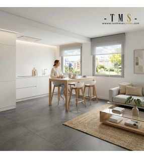 Encimera laminada y mesa cocina