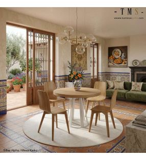 Conjunto-mesa-sillas-madera