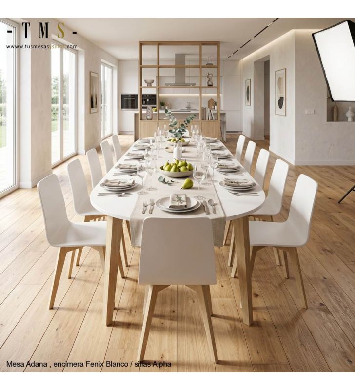 table ronde pour 12 personnes