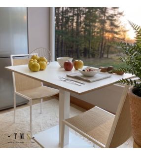 Tables sur pied central - Style nordique