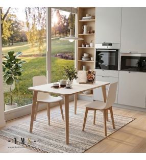 table de cuisine avec comptoir à Fenix