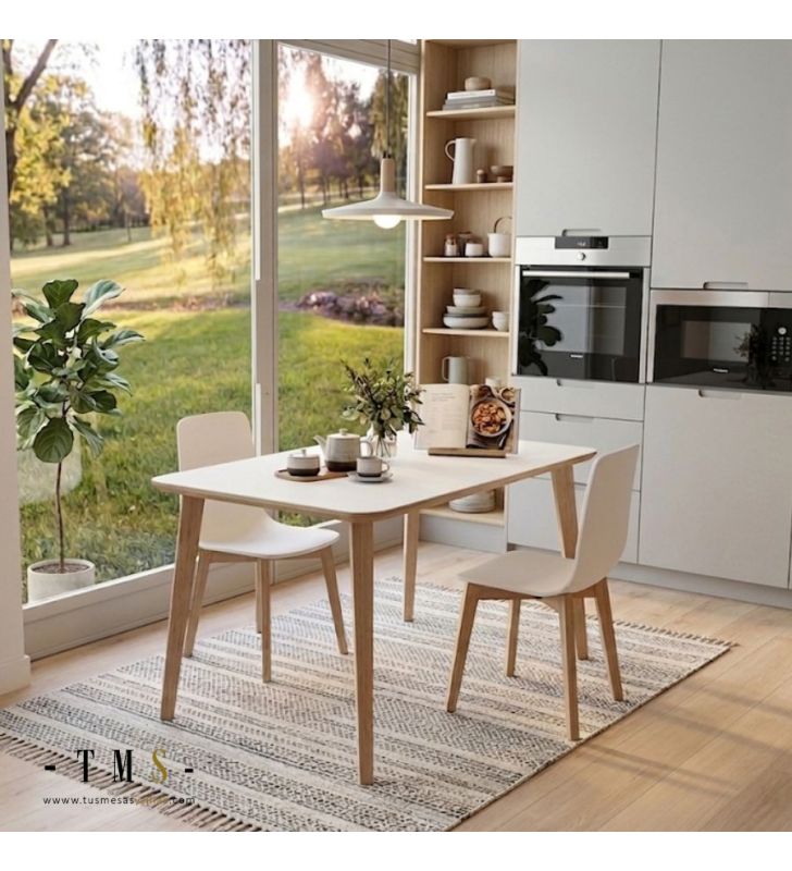 table de cuisine avec comptoir à Fenix