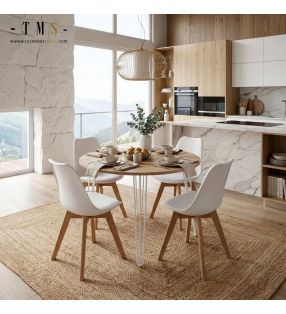 table ronde, style vintage