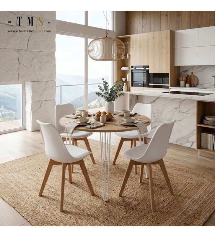 table ronde, style vintage