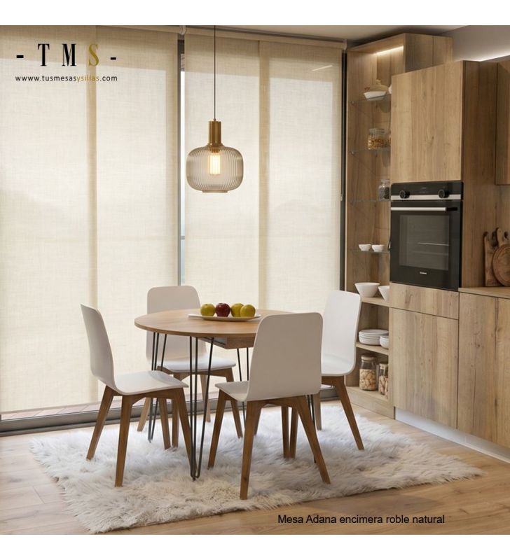 Mesa-redonda-encimera-roble