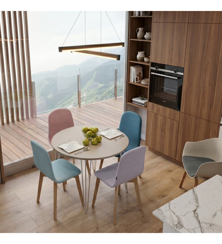 Table ronde Fenix ​​Beige Arizona