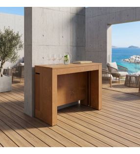 Mesa consola para terraza