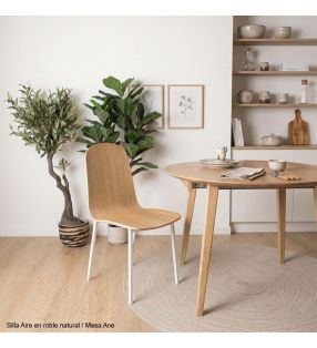 chaises en chêne blanc