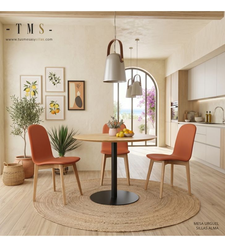 Tables rondes en bois massif - 90 Tables rondes en bois massif - 90