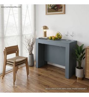 consoles extensibles - gris foncé