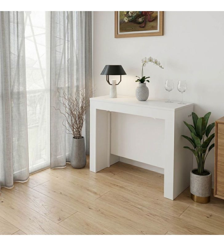 mesa-consola-extensible-blanca mesa-consola-extensible-blanca