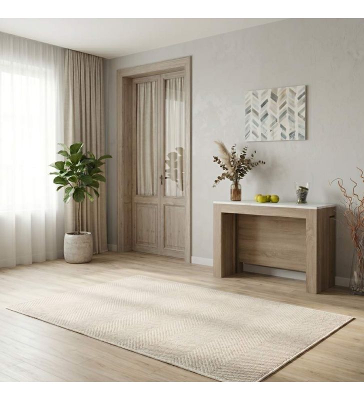 mesa consola extensible 90 cm