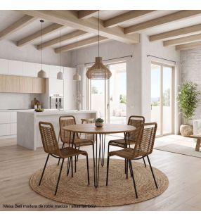 chaises de terrasse avec corde