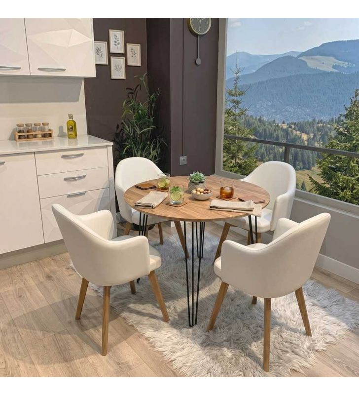 fauteuils étroits - salle à manger