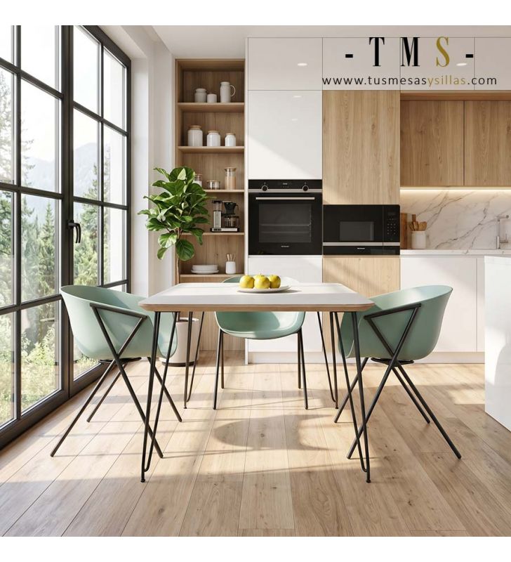 Mesas de comedor con diseño industrial