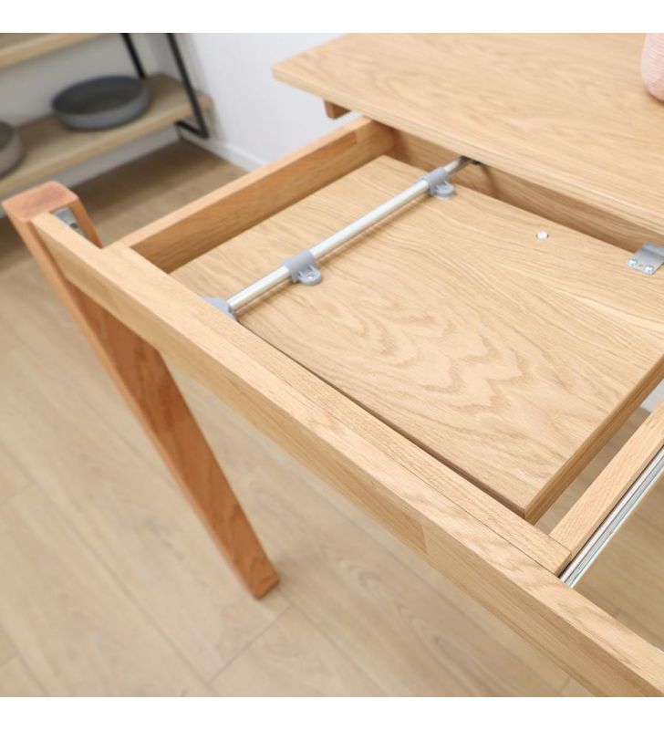 table haute et étroite extensible