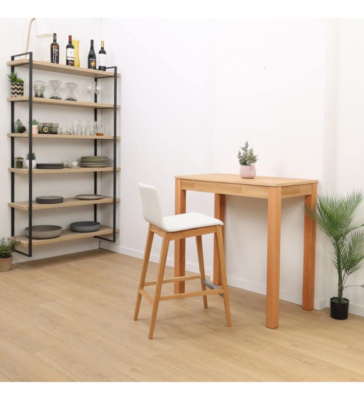 tables extensibles hautes en bois