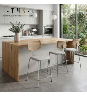 Tabouret de salle à manger pour espaces ouverts.