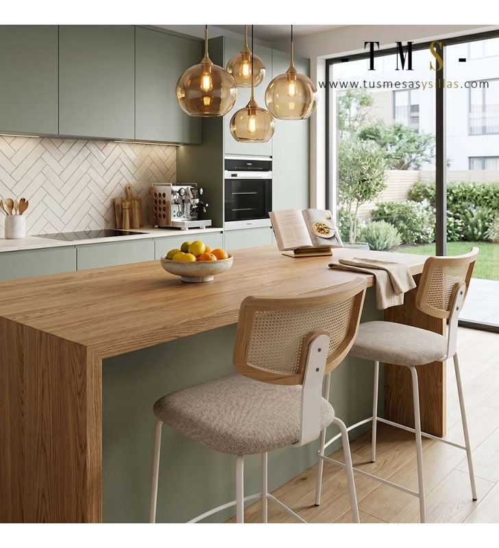 Tabouret Eliza - chêne naturel.