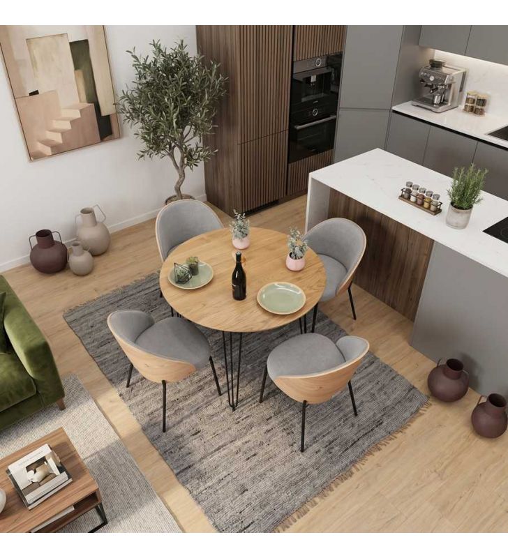 tables rondes pour cuisine d'appartement