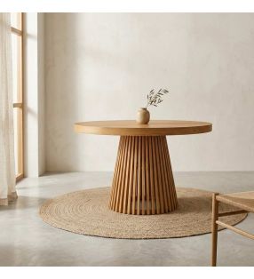 tables rondes extensibles en bois