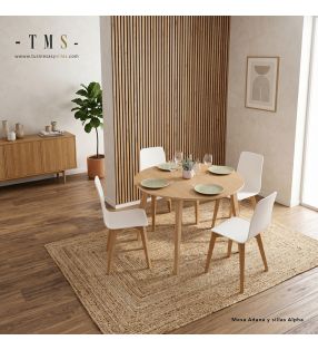 mesa-de-madera-de-roble-extensible