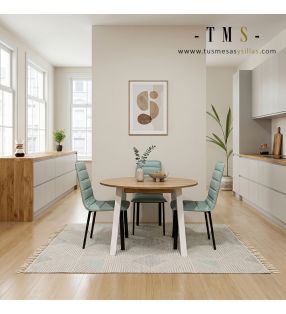 Table ronde extensible design