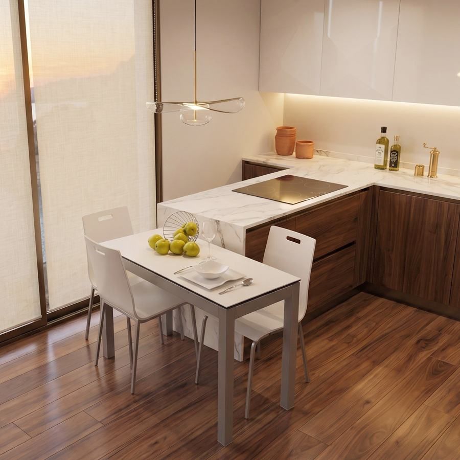 mesa-cocina-estrecha-blanca mesa-cocina-estrecha-blanca