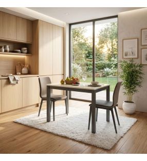 table de comptoir extensible en verre