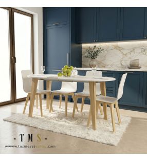 Table extensible ovale Adana