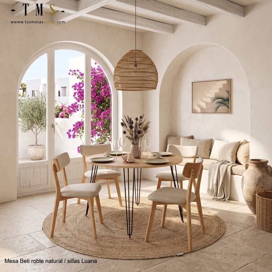 Chaise de style nordique rembourrée et en bois Chaise de style nordique rembourrée et en bois