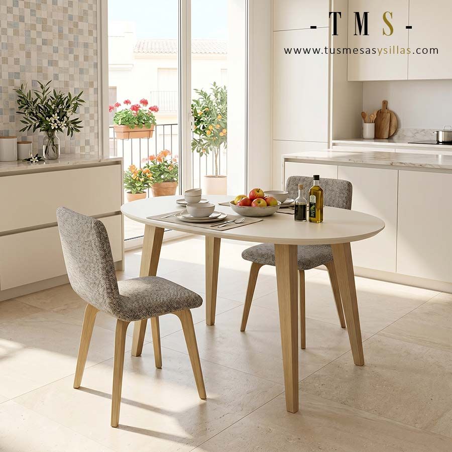 Mesa Ovalada Extensible Adana Mesa Ovalada Extensible Adana