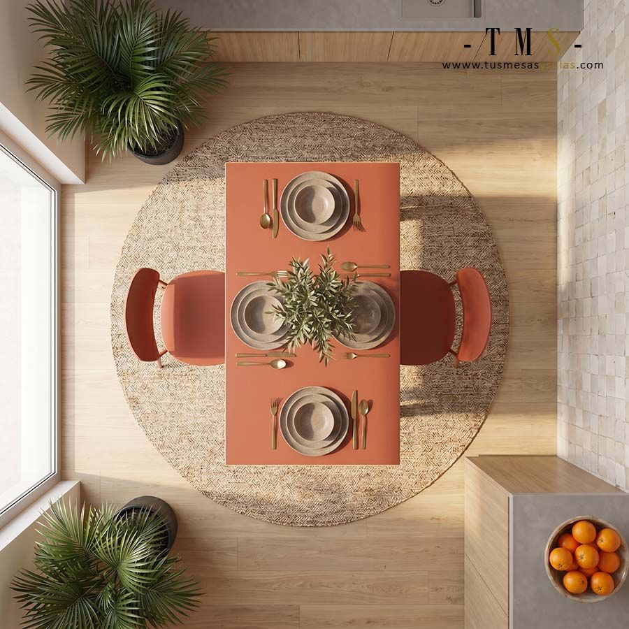 Table de salle à manger extensible avec plateau Fenix