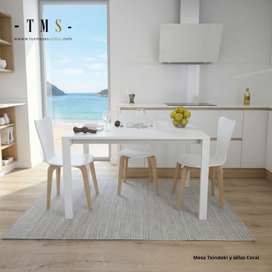 table extensible blanche 120x80