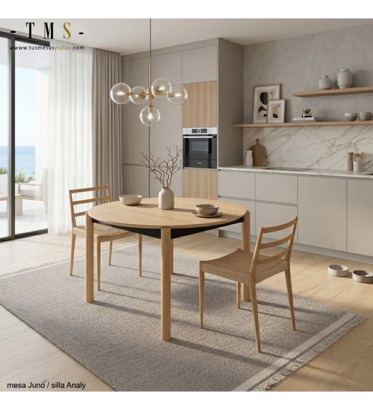 Table ronde extensible Juno