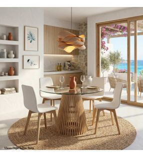 table en verre transparent-110
