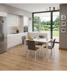 Table de cuisine extensible - blanchiment