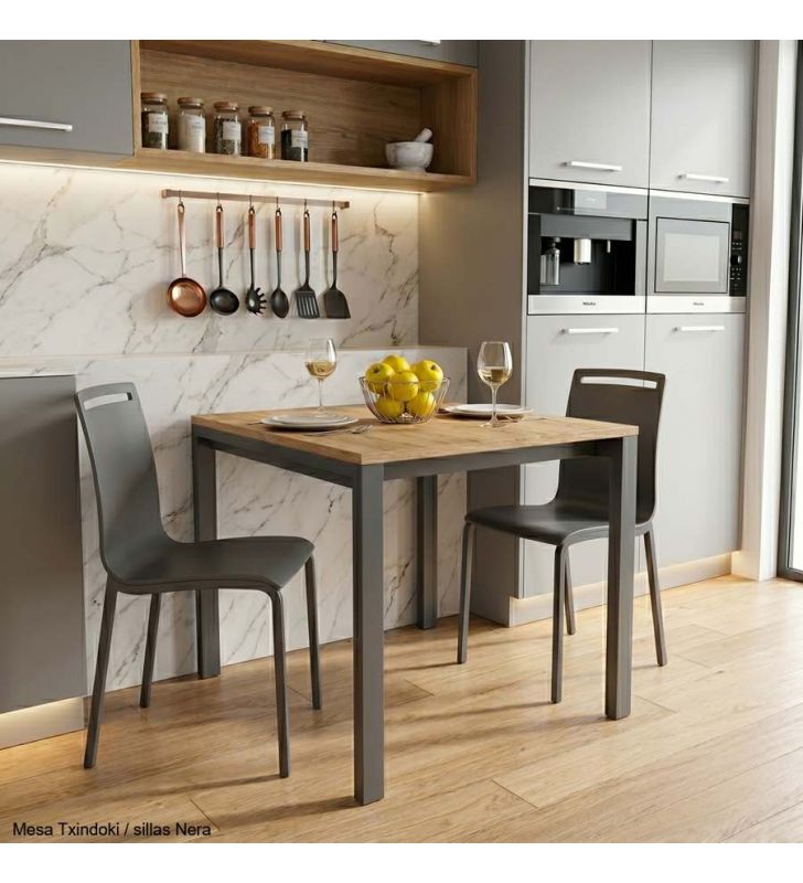 table carrée extensible, 90x90 cm